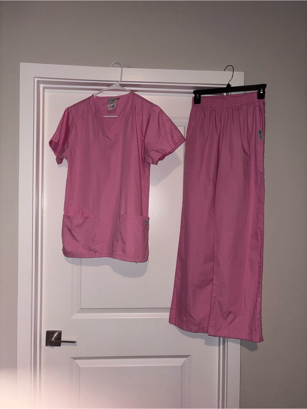 Uniform Advantage Pink Scrub Set